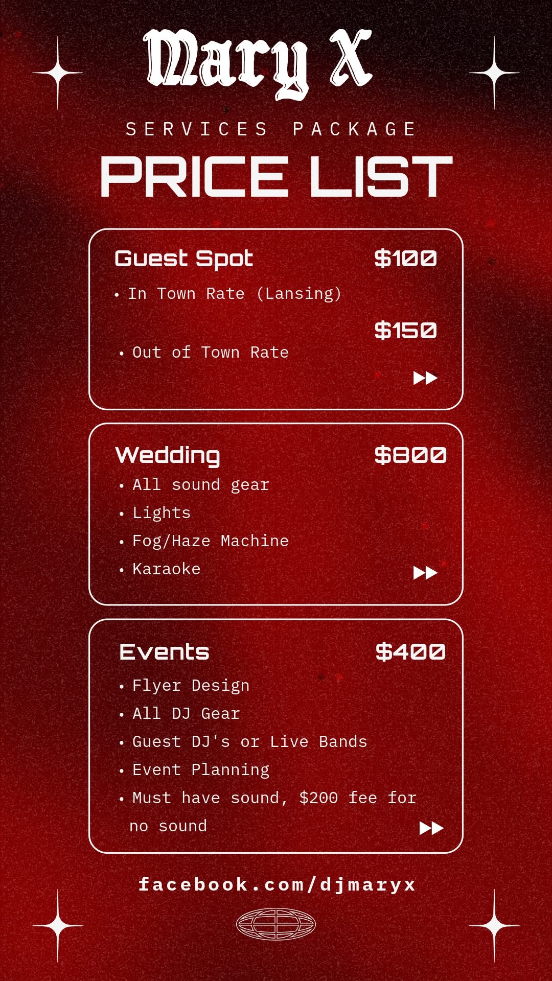 PricingMaryX